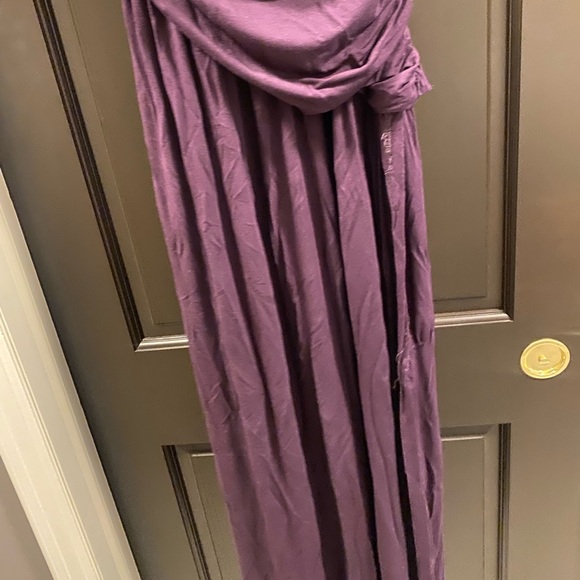 YLLW THE LABEL Estelle Dress, XS in Plum - Picture 6 of 8